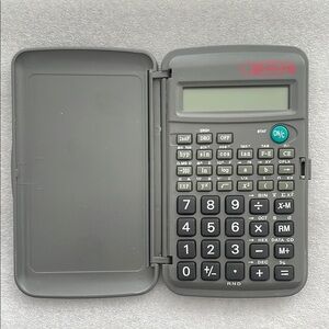 SCIENTIFIC CALCULATOR WITH HARD COVER & BATTERY POWER